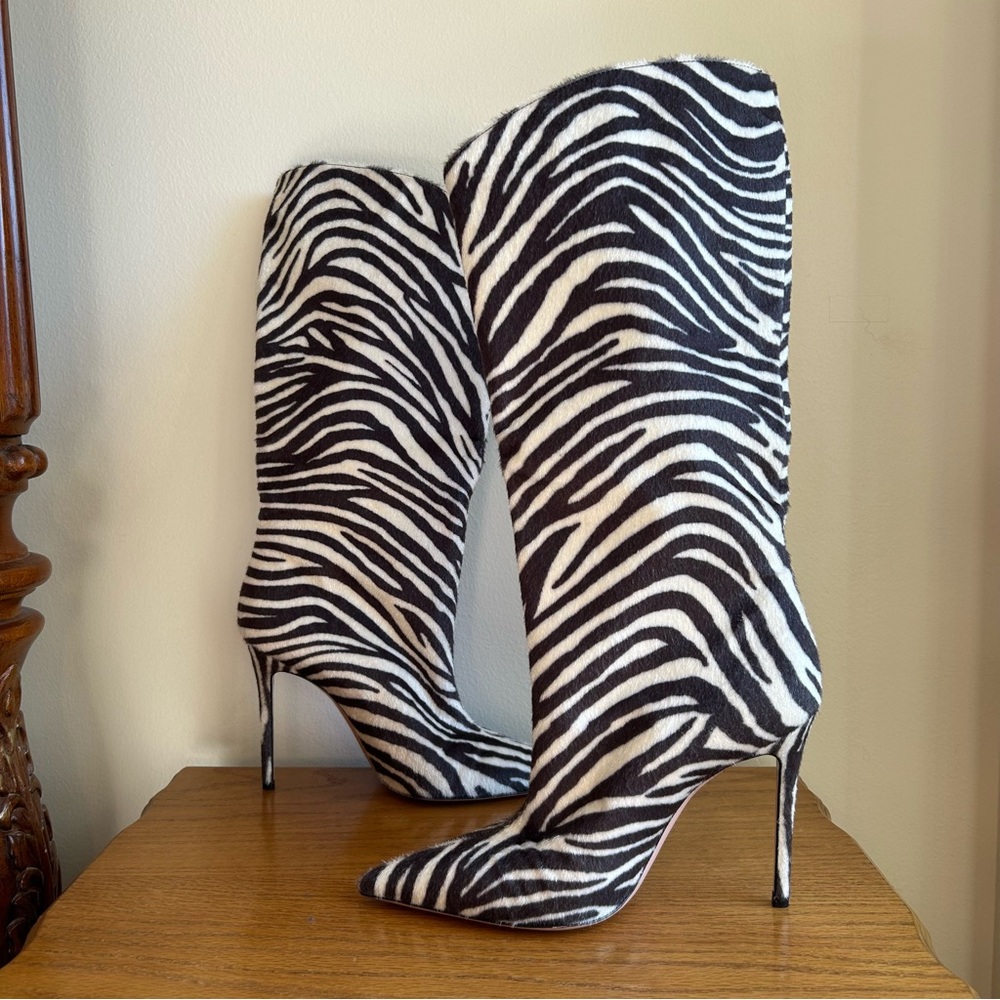 🆕 Gedebe Italian Zebra Booties